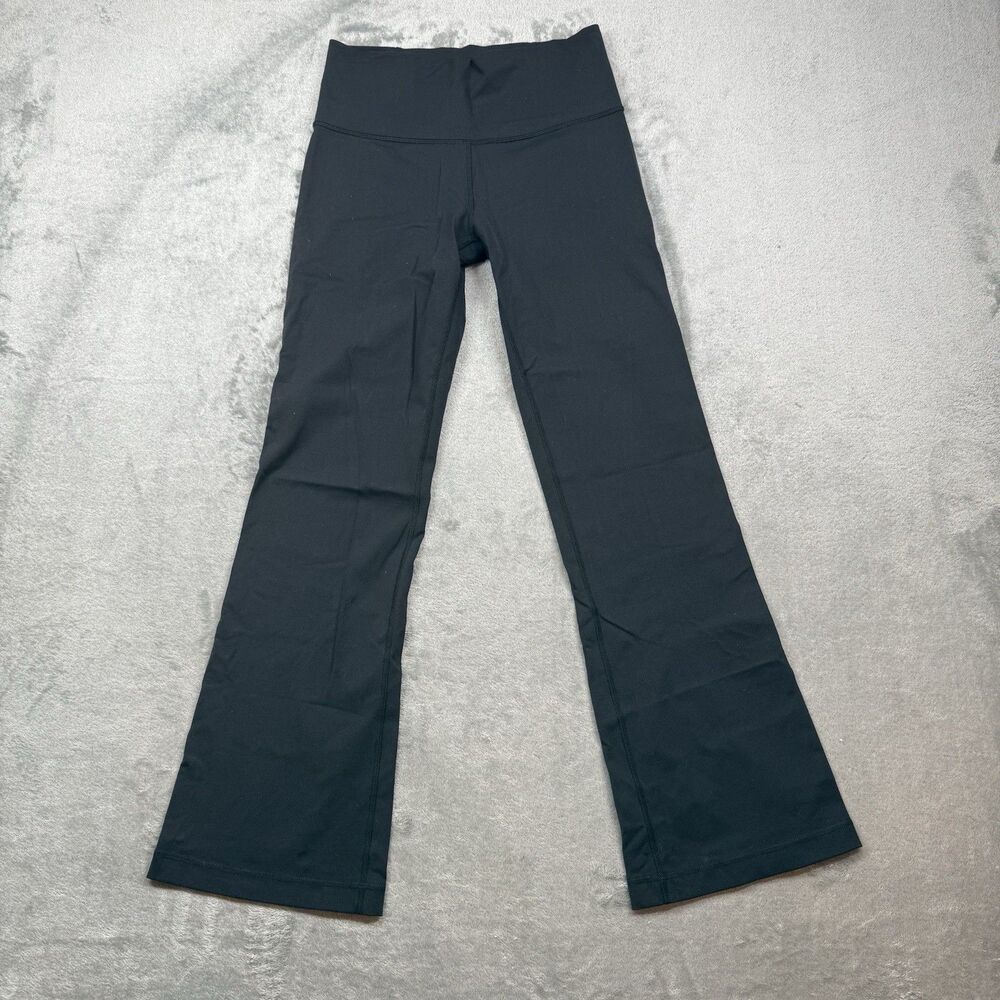 Lululemon Leggings Women’s 6T Black Flare Activewear Gym Yoga SHRUNKEN